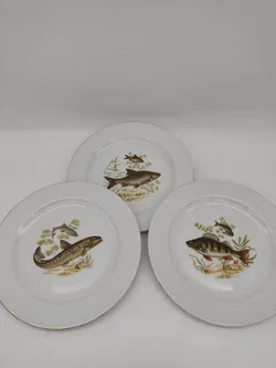 Vintage Fischteller - 6 Stück - Bild 3