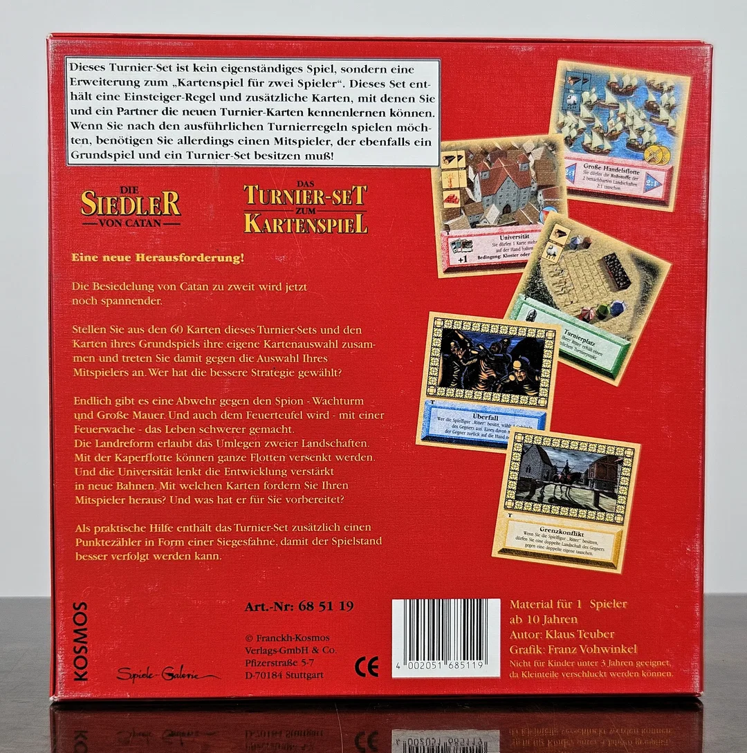 Das Turnier Set zum Kartenspiel - Die Siedler von CATAN  – Bild 2