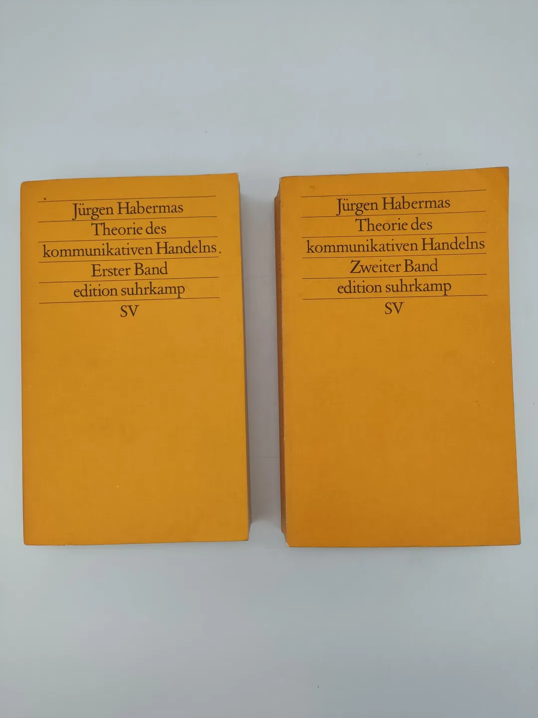 Theorie des kommunikativen Handelns Band 1 und Band 2 - Jürgen Habermas - Bild 1