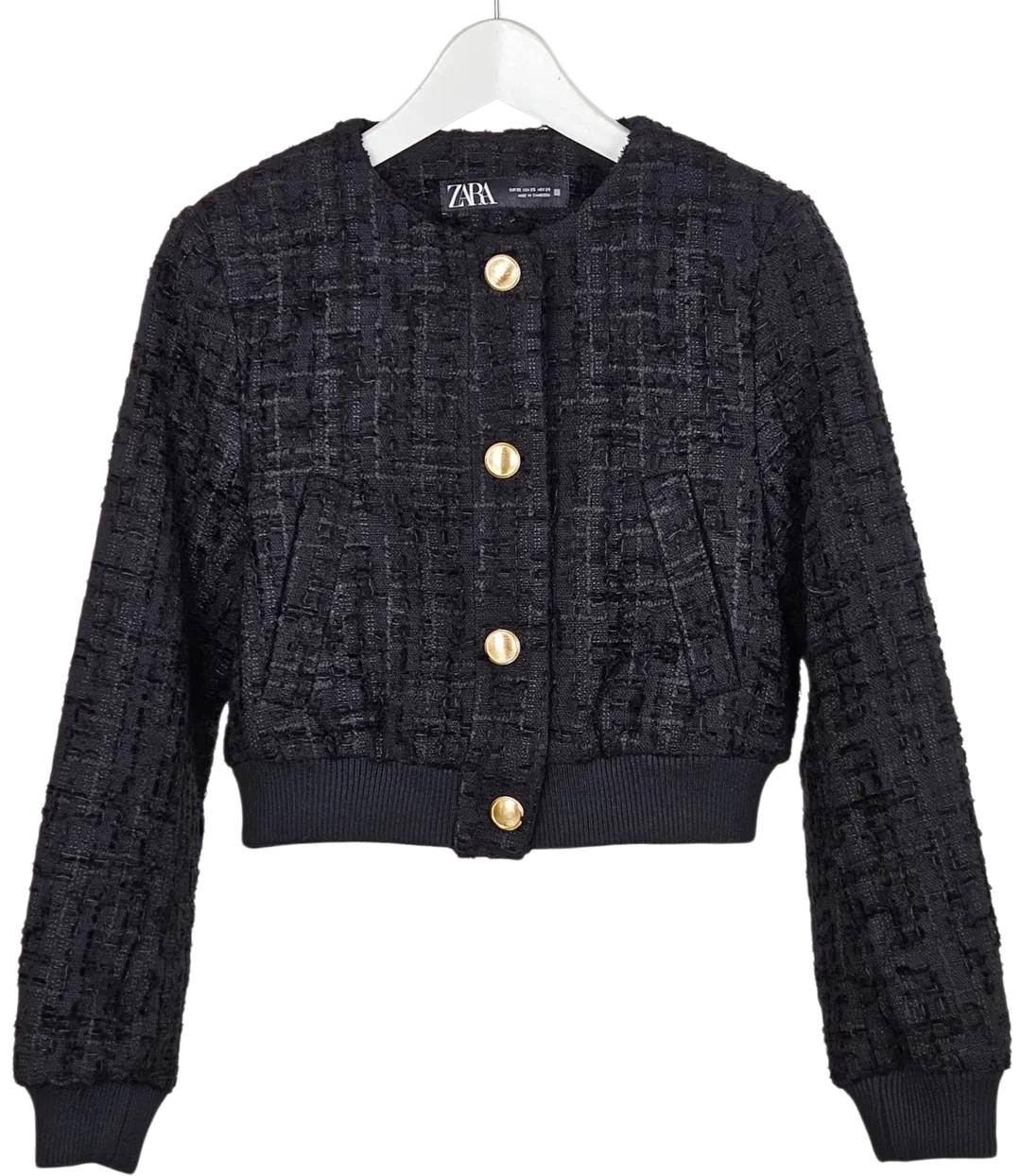 ZARA Damen Jacke, schwarz - Gr. XS – Bild 1