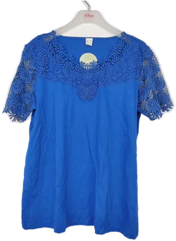 Damen Shirt Sonstige Baumwolle Gr. 44 | Second-Hand-Schatz - Bild 1