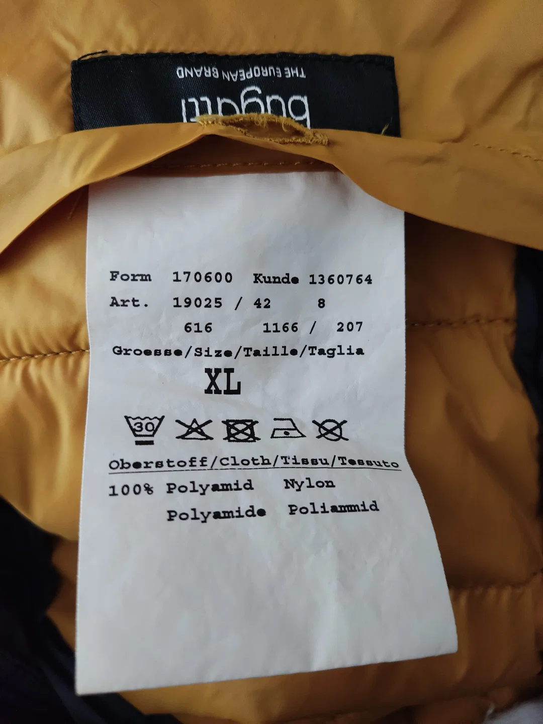 Jacke Herren Bugatti XL Polyamid | Zeitlos & Leicht – Bild 5