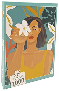 Innovakids 1000 Teile Puzzle "Blumenmädchen" – Modernes Tropen-Motiv 70x50 cm (OVP) – Vorschau 1