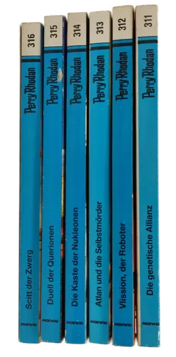 Bücher Moewig Perry Rhodan Planeten Romane Konvolut 6 Bände 311, 312, 313, 314, 315, 316 - Bild 4