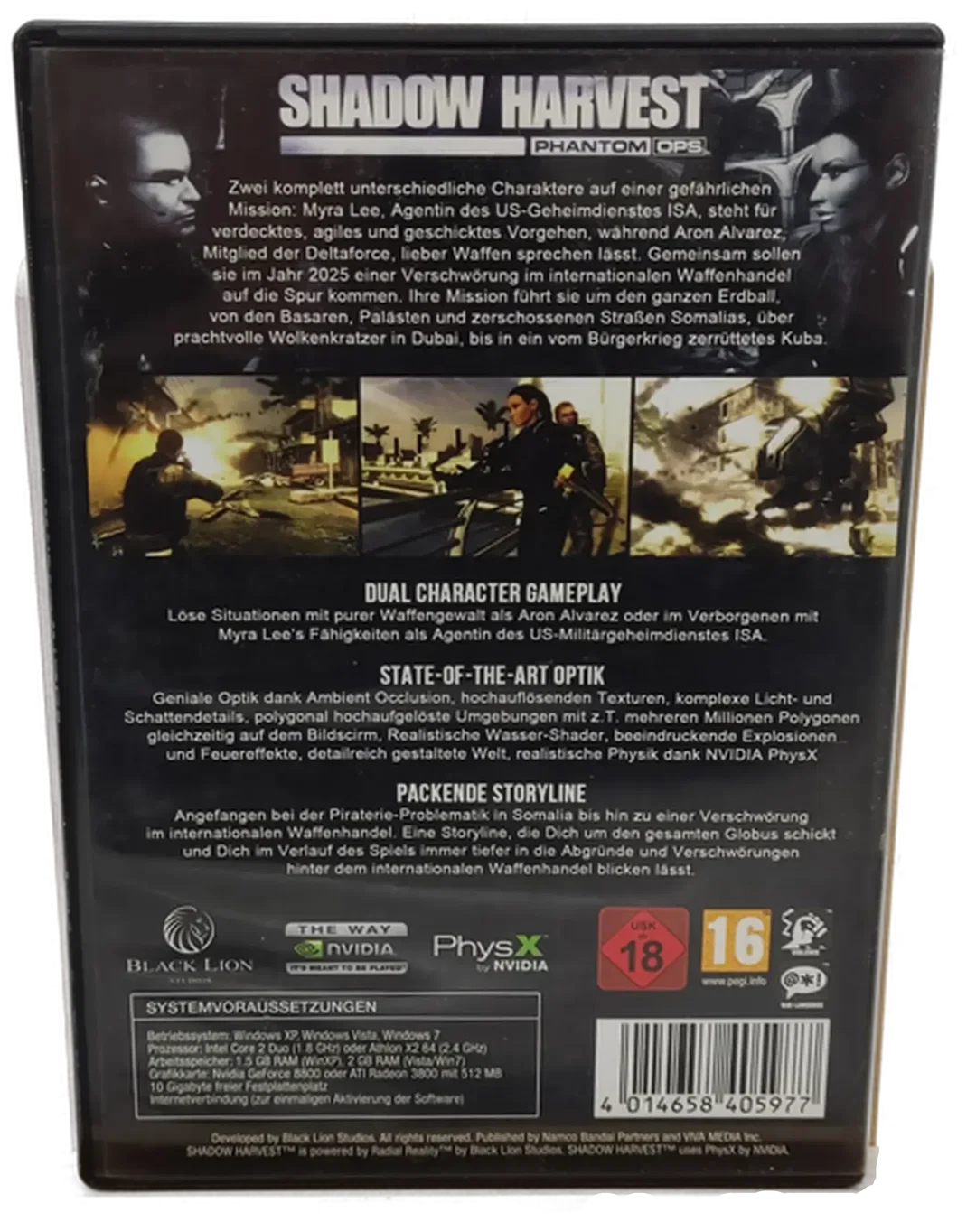 PC Game DVD Shadow Harvest Phantom OPS – Bild 2