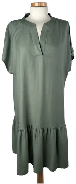 s.Oliver - Damen Volantkleid - Gr. 44