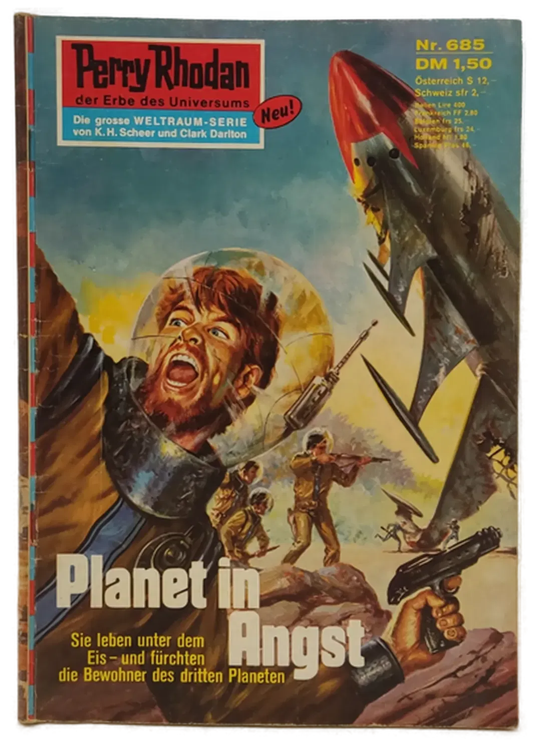  Romanheft Perry Rhodan Planet in Angst Erstauflage Nr.685 - Bild 1
