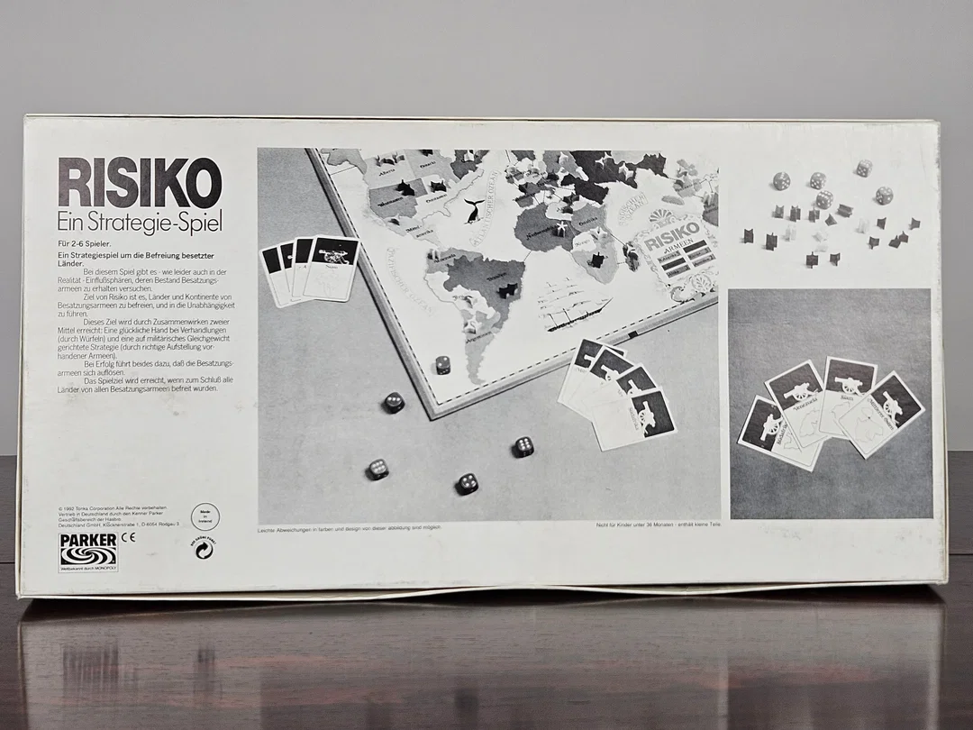 RISIKO - Vintage Gesellschafsspiel - Parker – Bild 2