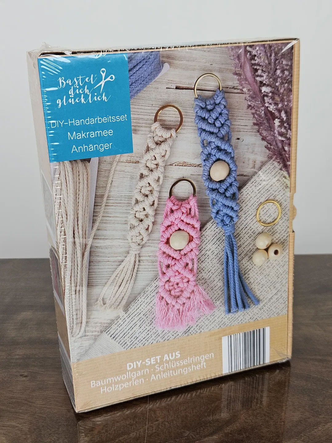 DIY-Handarbeitsset Makramee Anhänger - Bastel dich glücklich - Bild 1