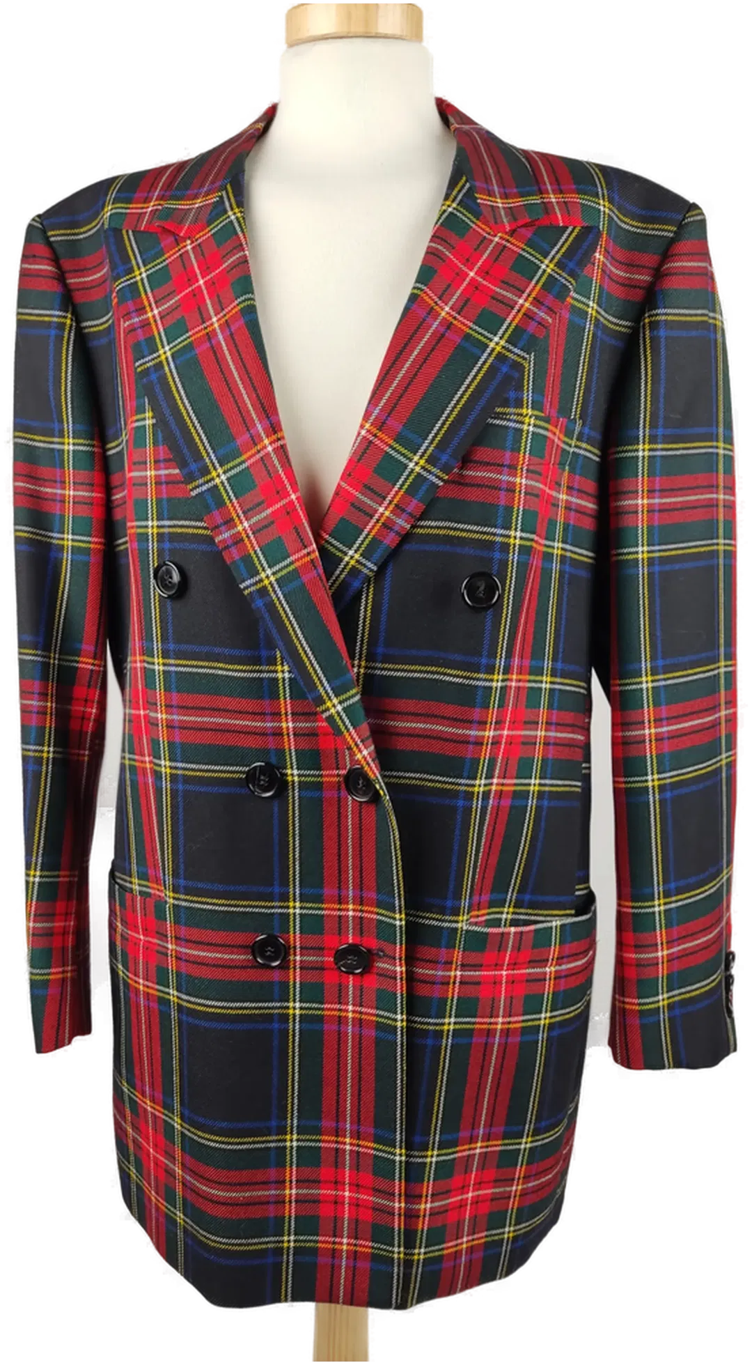 Mylord Wien/ Burberry´s  Vintage-Damenblazer kariert - S/36 - Bild 1
