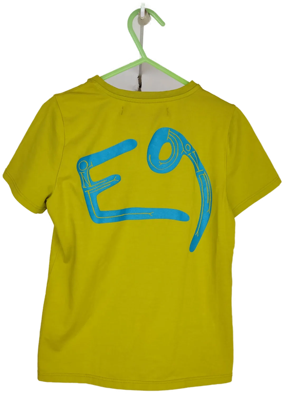 E9 Kinder T-Shirt gelbgrün - 92 – Bild 2