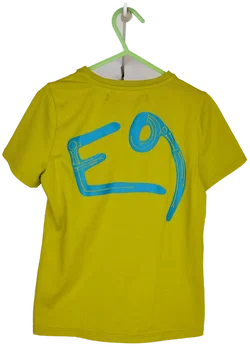 E9 Kinder T-Shirt gelbgrün - 92 - Bild 2