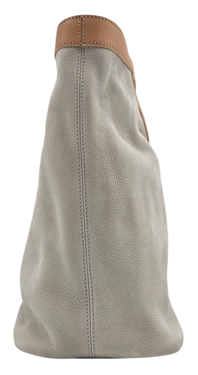 Max V. Koenig Damen Lederhandtasche, beige/creme - Höhe ca. 29 cm  – Bild 2