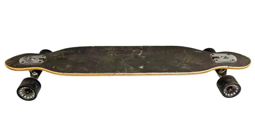 Vintage Longboard mit Sternen-Design – 96 cm Skateboard – Bild 2