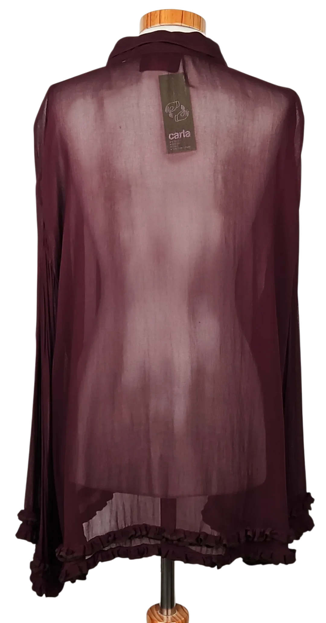 RIEGER VIENNA Damen Bluse, rot -Gr. XL  – Bild 3