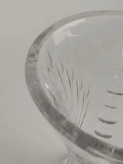 Große Glasvase, geschliffen - Bild 3