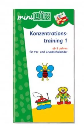miniLÜK Konzentrationstraining 1 - Neuwertiges Lernheft – Bild 2