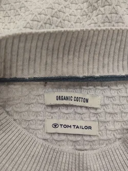 Tom Tailor Herrenpullover Unifarben Baumwolle 56 | Herbst-Wohl – Vorschau 4