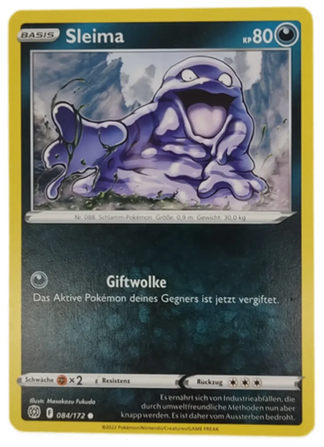  Pokémon Sammelkarte Sleima Basis  - Bild 1