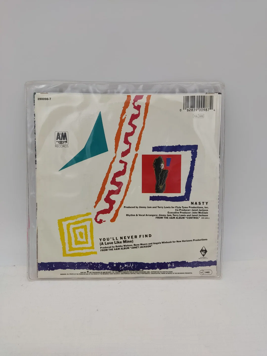 Single-Langspielplatte - Janet Jackson - Nasty – Bild 2