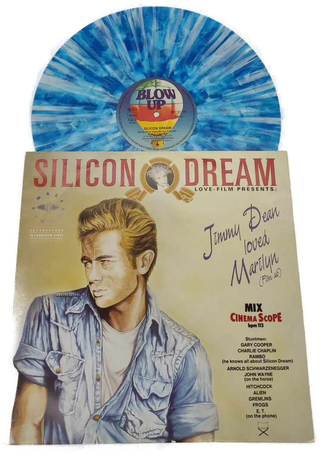 Vinyl Maxi-Single Silicon Dream - Jimmy Dean loved Marilyn - Bild 1
