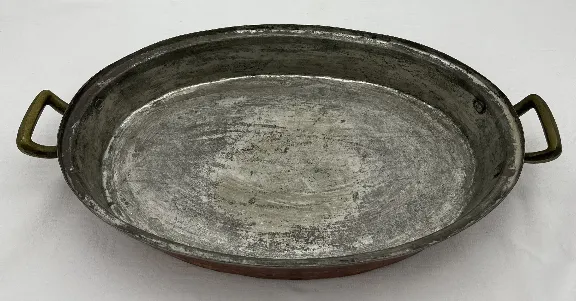 Vintage Kupferpfanne mit Deckel – Bild 2