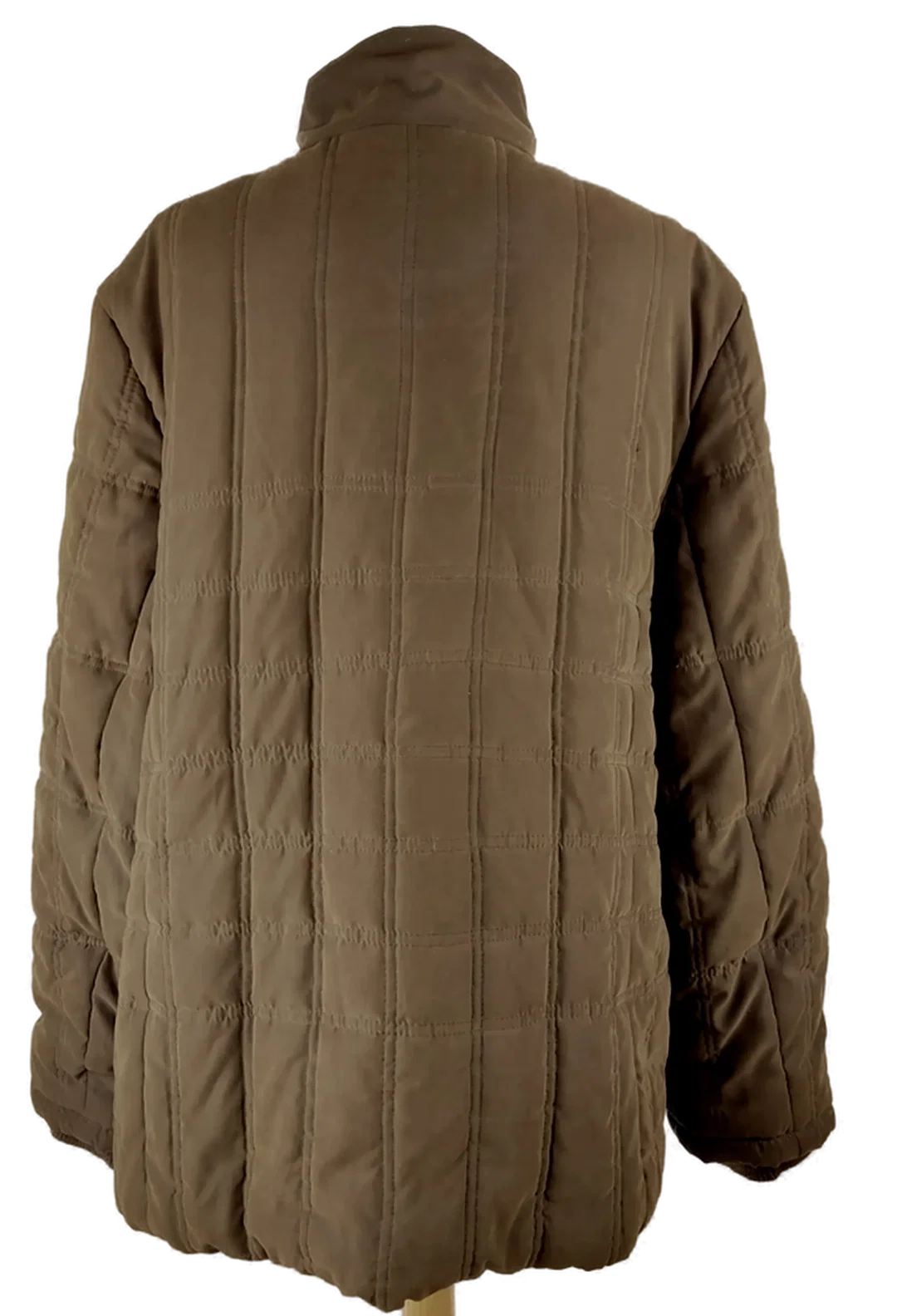 Winterjacke "Biaggini", langarm mit Stehkragen, dunkelbraun, Größe 50 – Bild 3