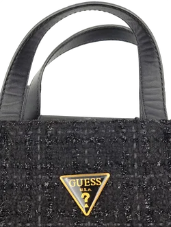 Guess Damen Bouclétasche schwarz - Bild 5