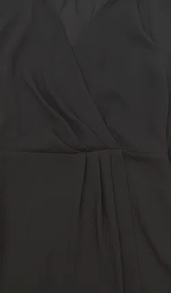 Hallhuber Damenkleid mit Raffung schwarz Gr. M - Bild 5