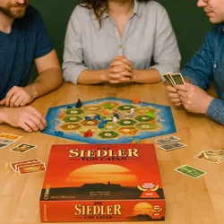 Die Siedler von Catan – Basisspiel (Kosmos, deutsch, „Spiel des Jahres 1995“, rote Box)  - Bild 2
