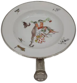 Kinder Thermo Teller aus Porzellan und  Edelstahl - Bild 3