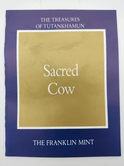 Goldener Sacred Cow Porzellan & Zertifikat von Franklin Mint | Limitierte Rarität - Bild 9