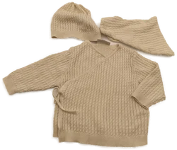 Baby Kleidungsset gestrickt, Gr. 50/56 – Vorschau 2