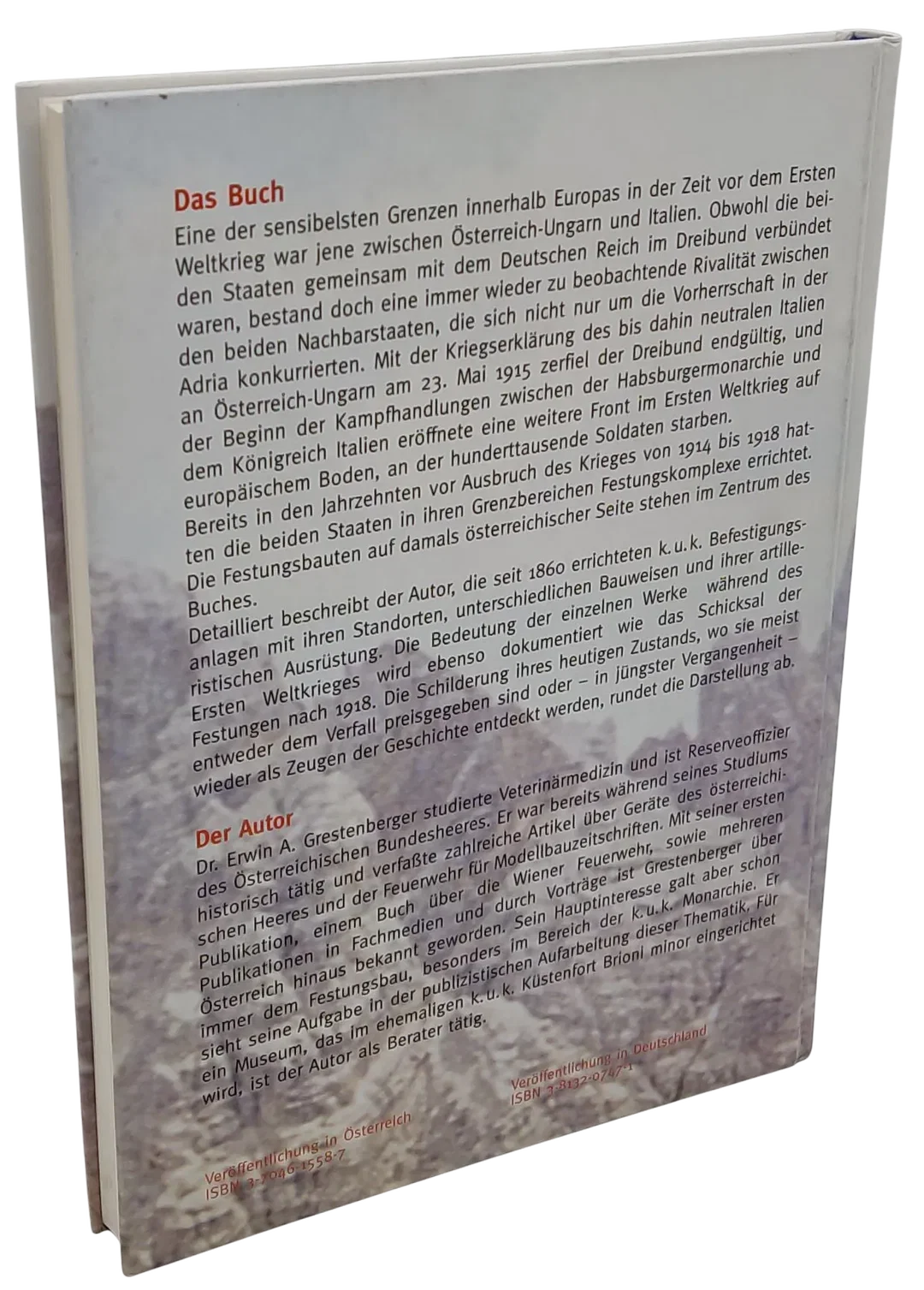 K.u.k. Befestigungsanlagen in Tirol und Kärnten 1860-1918 - Erwin Anton Grestenberger – Bild 2