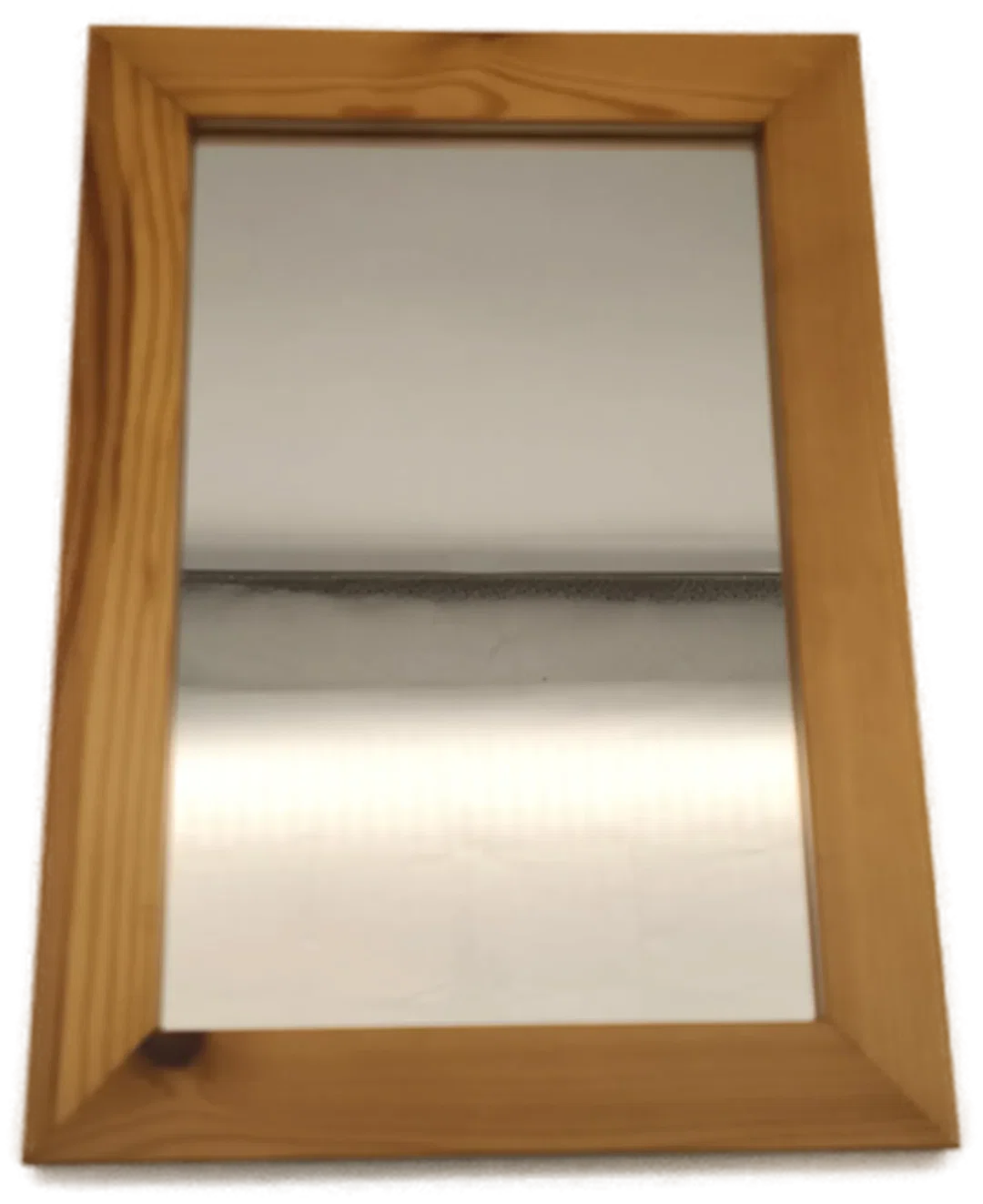 Spiegel mit Holzrahmen, 26 x 36cm,  - Bild 4