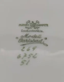 Porzellan-Set Pirken Hammer aus Tschechoslowakei | Rarität – Vorschau 8