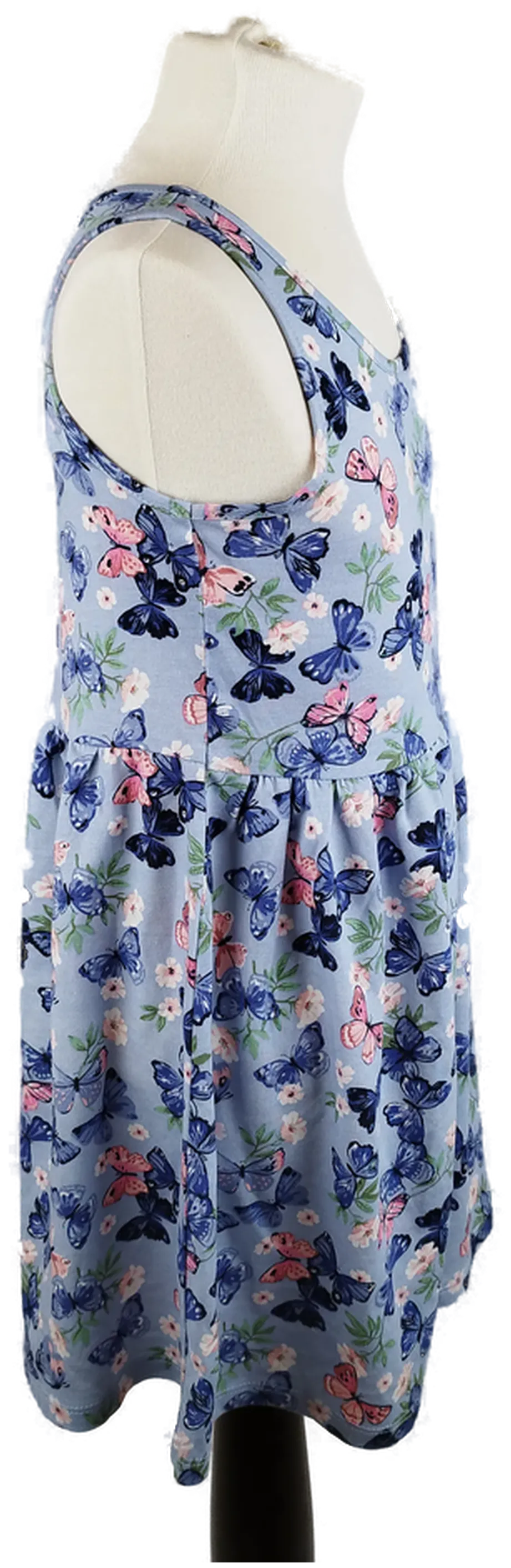H&M Mädchenkleid bemustert - EU Gr. 110/116 / für 4-6 Jährige – Bild 2