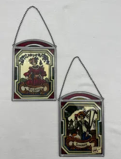 Glasbild-Fenstertafel 