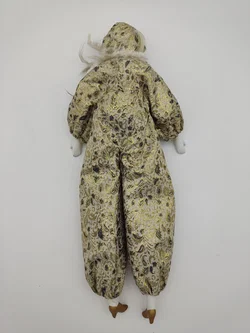 Harlekin Porzellanpuppe Gold 50 cm | Sammler-Unikat – Vorschau 7