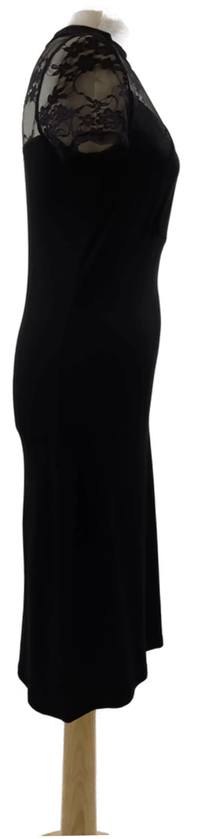 Schwarzes Kleid mit Spitze  – Bild 4