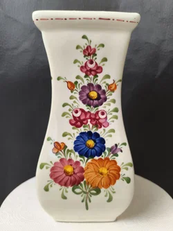 Wechsler Tiroler Keramik, Vase 20cm, handbemalt - Bild 1