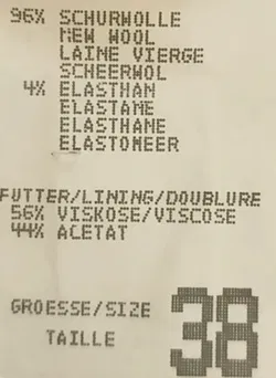 Joop! Damen Kurzmantel dunkelblau Gr. M - Bild 4