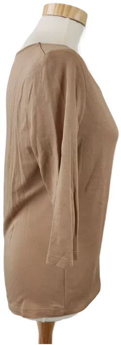 Damenbluse braun 3/4 Arm - M/38 - für Flohmarkt entnommen - Bild 2