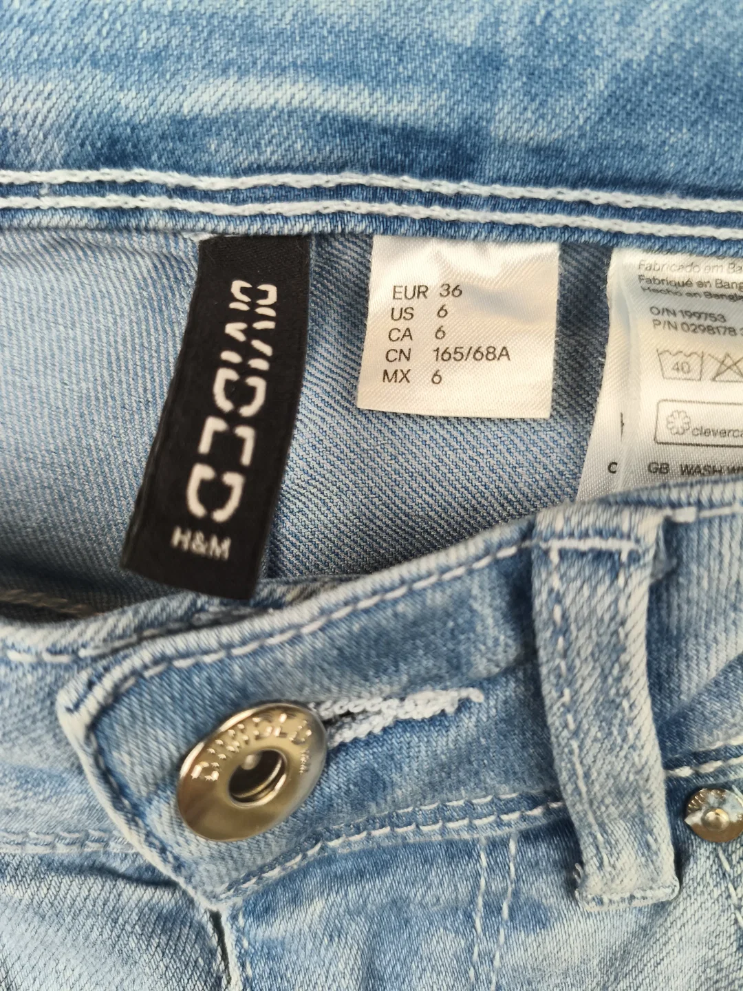 H&M, Damenjeans, Skinny, Gr. 36 – Bild 3