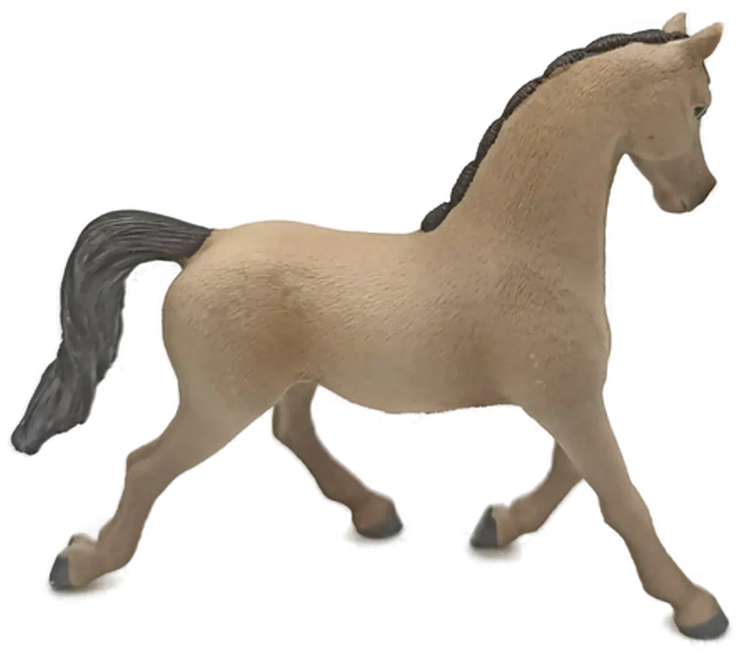Schleich Pferd grau mit geflochtener Mähne – Bild 5