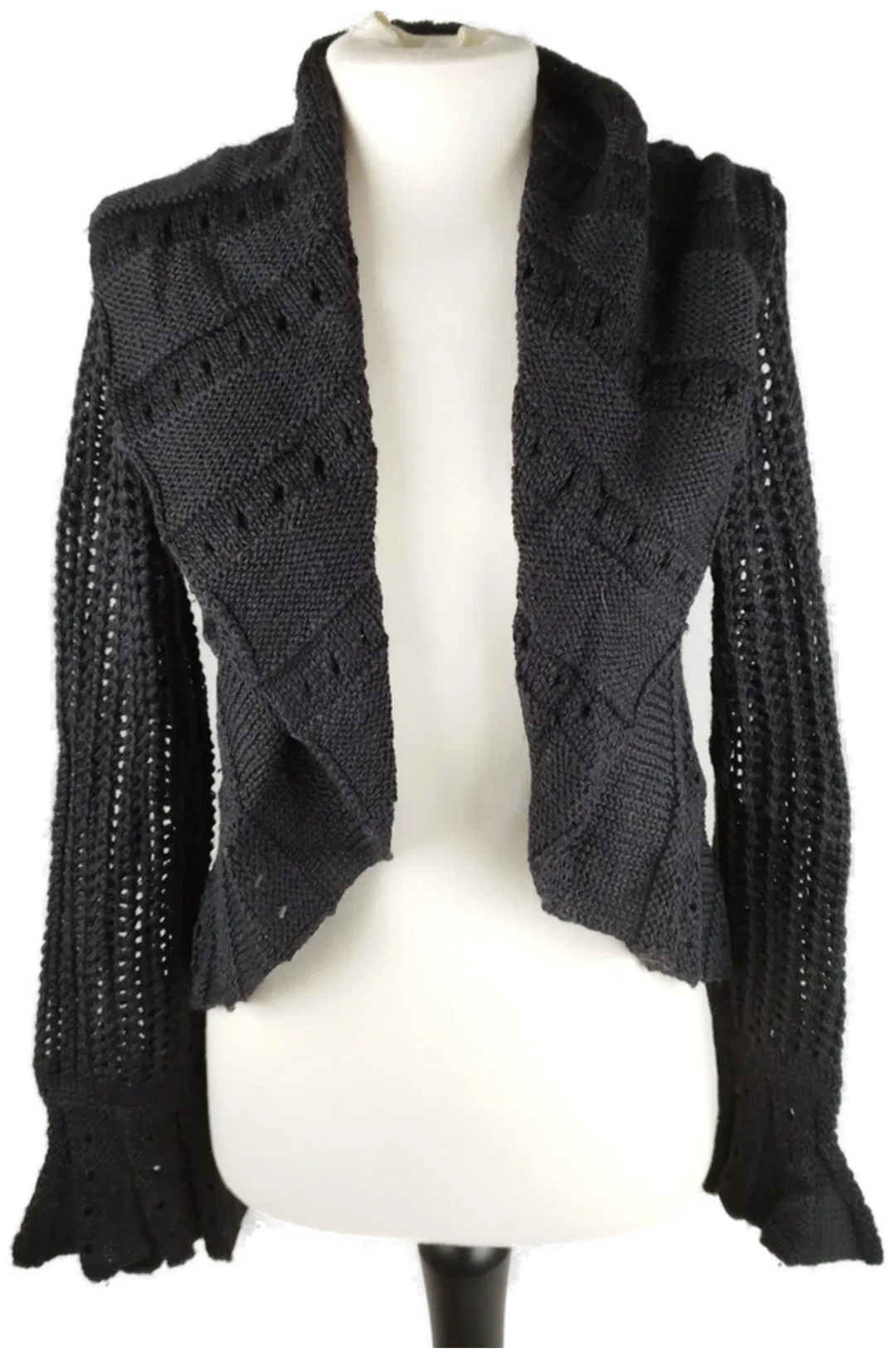 Sportalm Kitzbügel Strick-Cardigan - Gr. 40 / rückenfreier Look - Bild 4