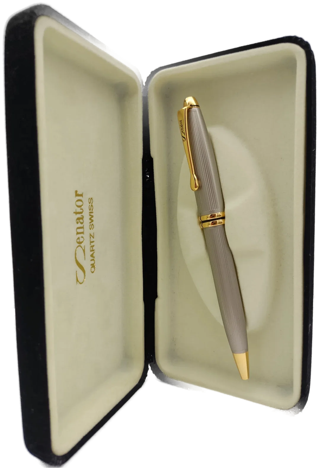 Kugelschreiber Senator Quartz Swiss mit Geschenkbox | Design-Rarität – Bild 3