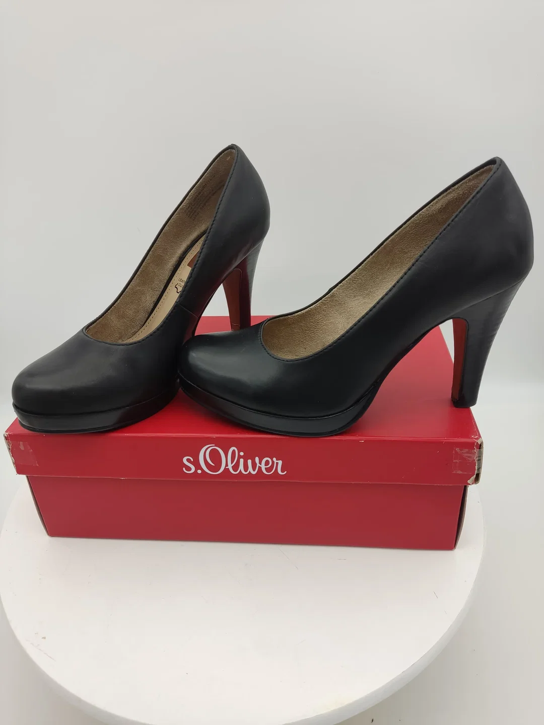 s.Oliver Leder-Pumps Gr. 37 | Wie Neu – Bild 7