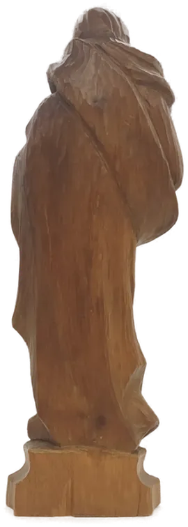 Handgeschnitzte Holzfigur mit Maria und Jesuskind, Höhe ca. 42cm – Bild 2