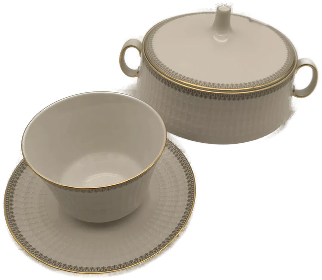 Suppenterrine und Servierschale, Hutschenreuther, Mid-century - Bild 1